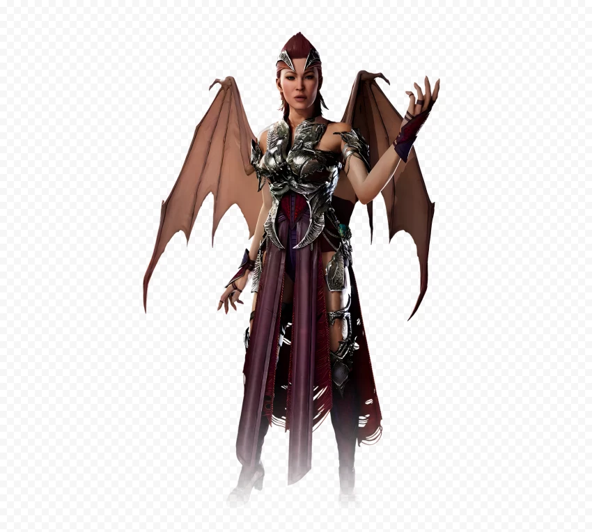 Portrait Of Nitara Mortal Kombat PNG Transparent Background