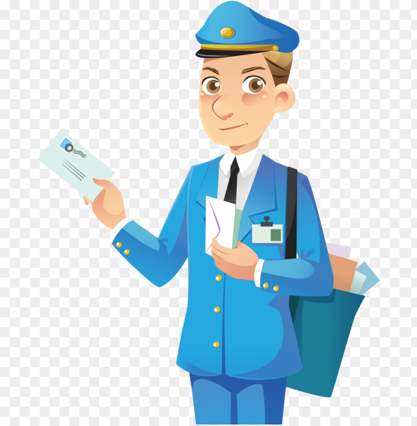 
postman
, 
mailman
, 
mailwoman
, 
postal carrier
, 
clip art
