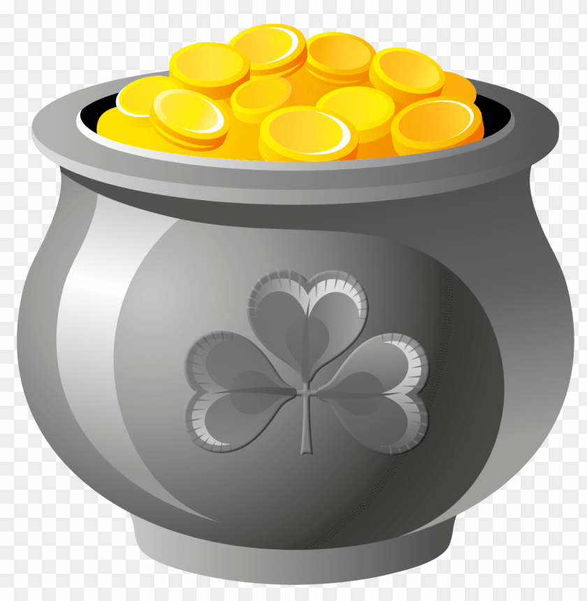 pot of gold png, png,potofgold,gold,pot