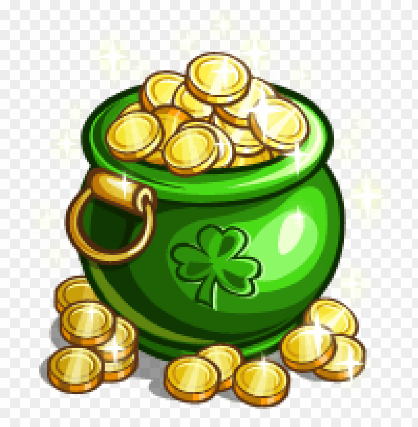 pot of gold png, png,potofgold,gold,pot