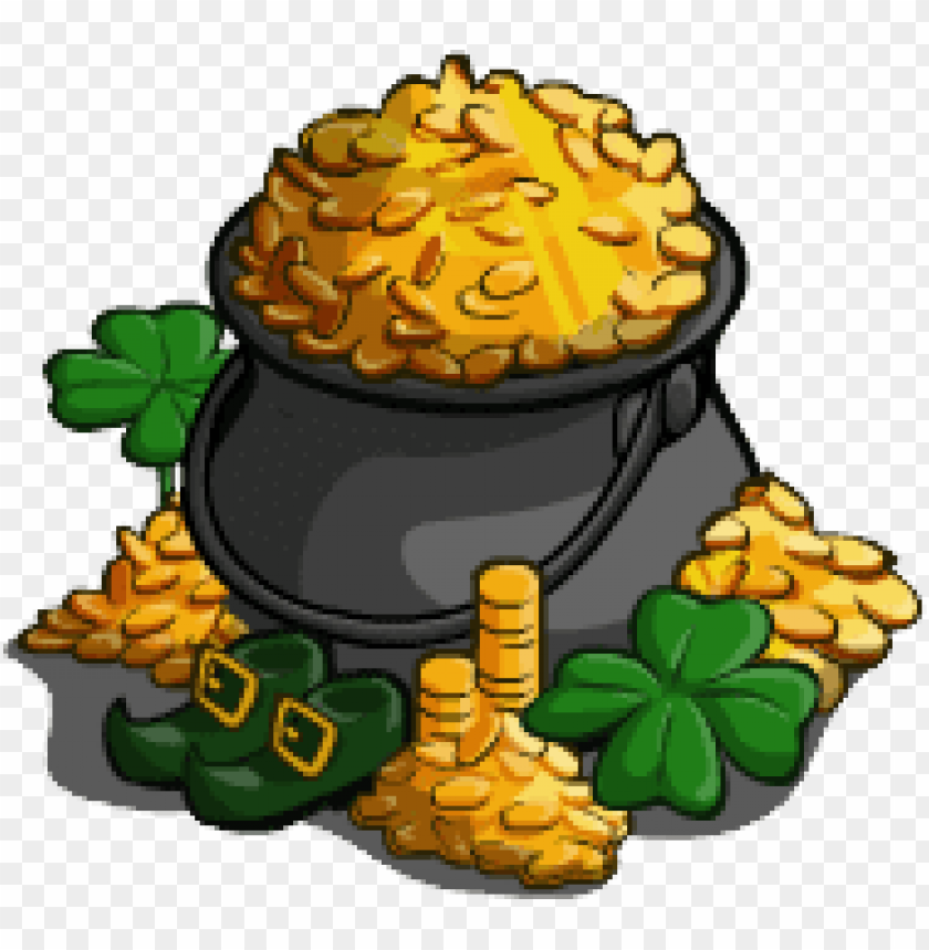 pot of gold png, png,potofgold,gold,pot