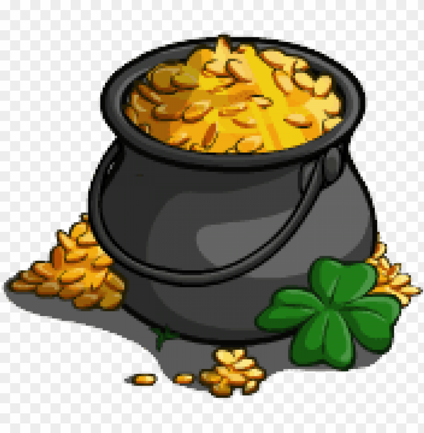 pot of gold png, png,potofgold,gold,pot