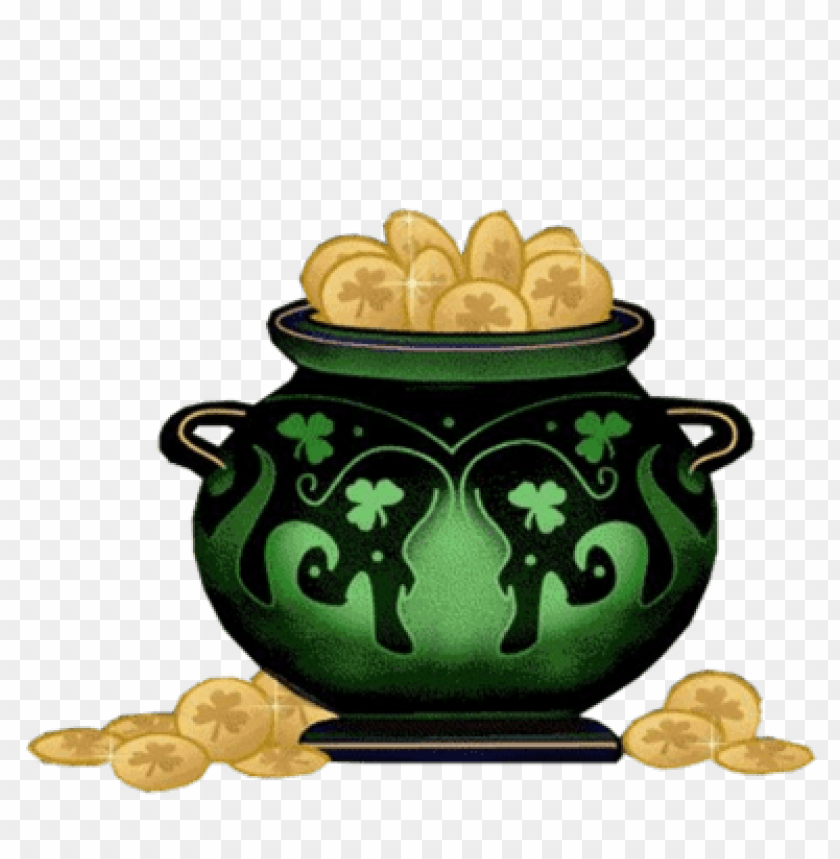 pot of gold png, png,potofgold,gold,pot