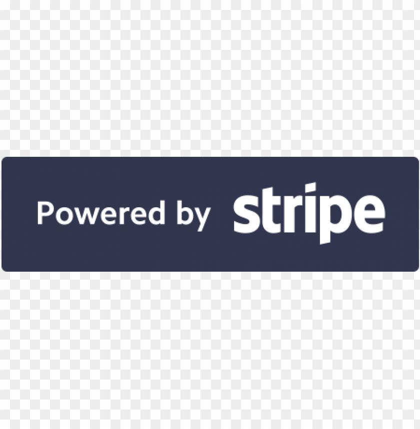 Powered By Stripe PNG Transparent Background