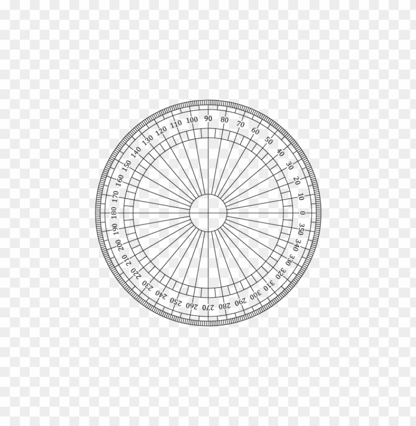 Protractor PNG Transparent Background