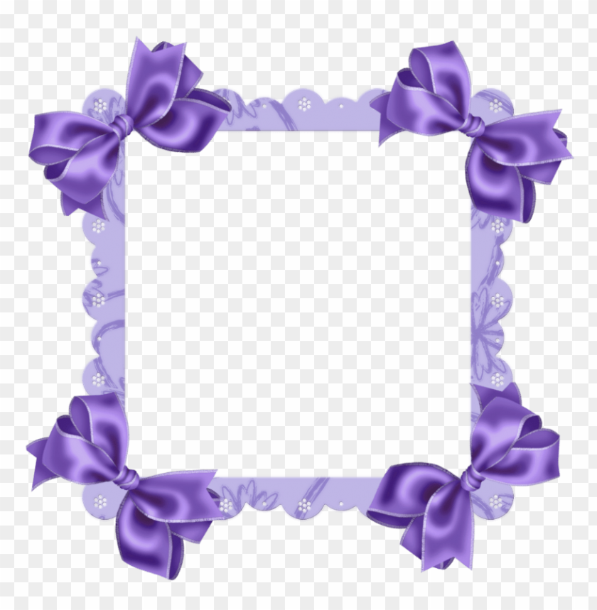 decorative frame, purple ribbon, floral design, photo border, scrapbooking