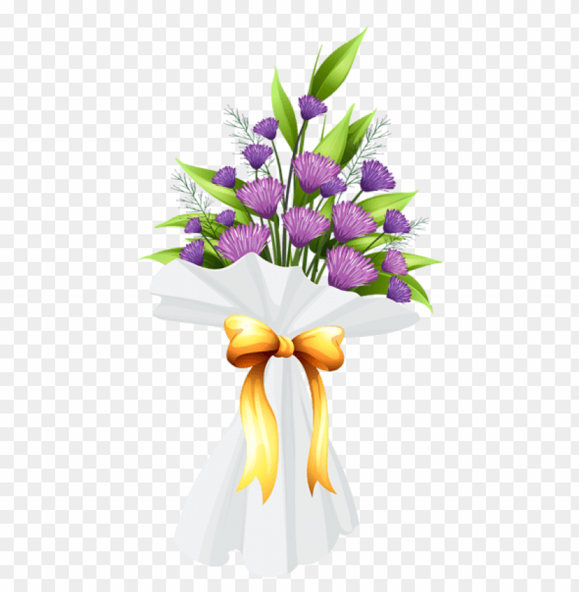 purple flowers bouquet