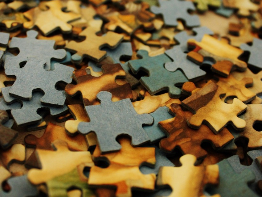 Puzzles Puzzle Details Blur Background