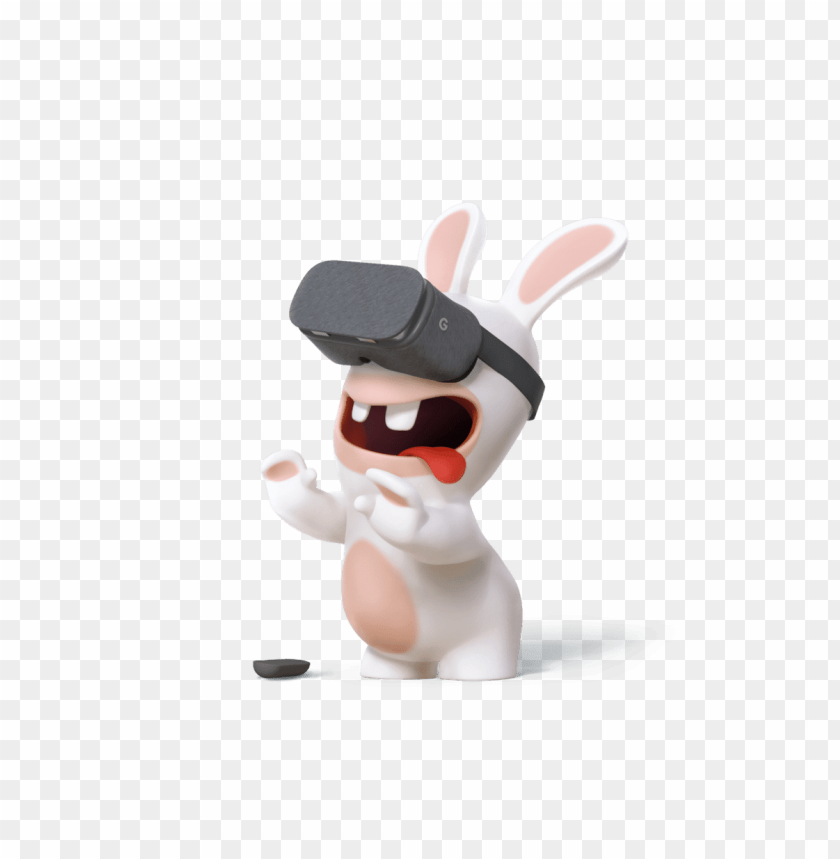 at the movies, cartoons, rabbids, rabbid with vr goggles, 