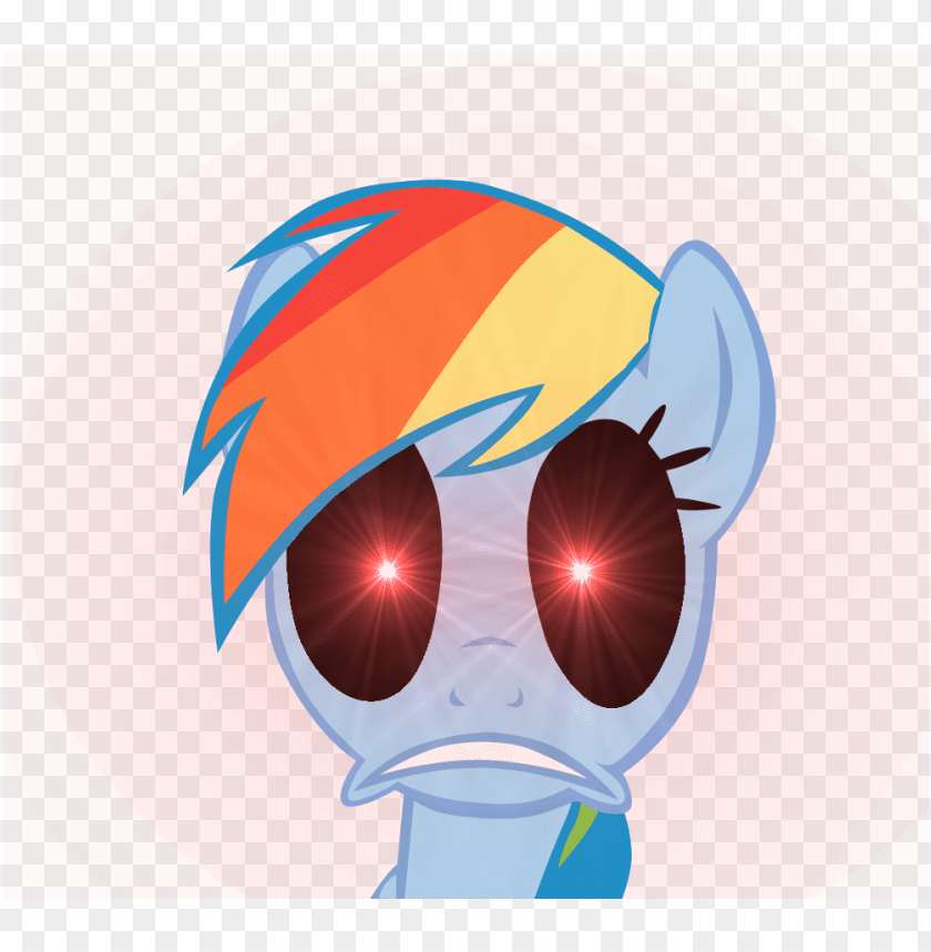 rainbow dash, glowing eyes, rainbow heart, rainbow transparent background, rainbow border, rainbow unicorn