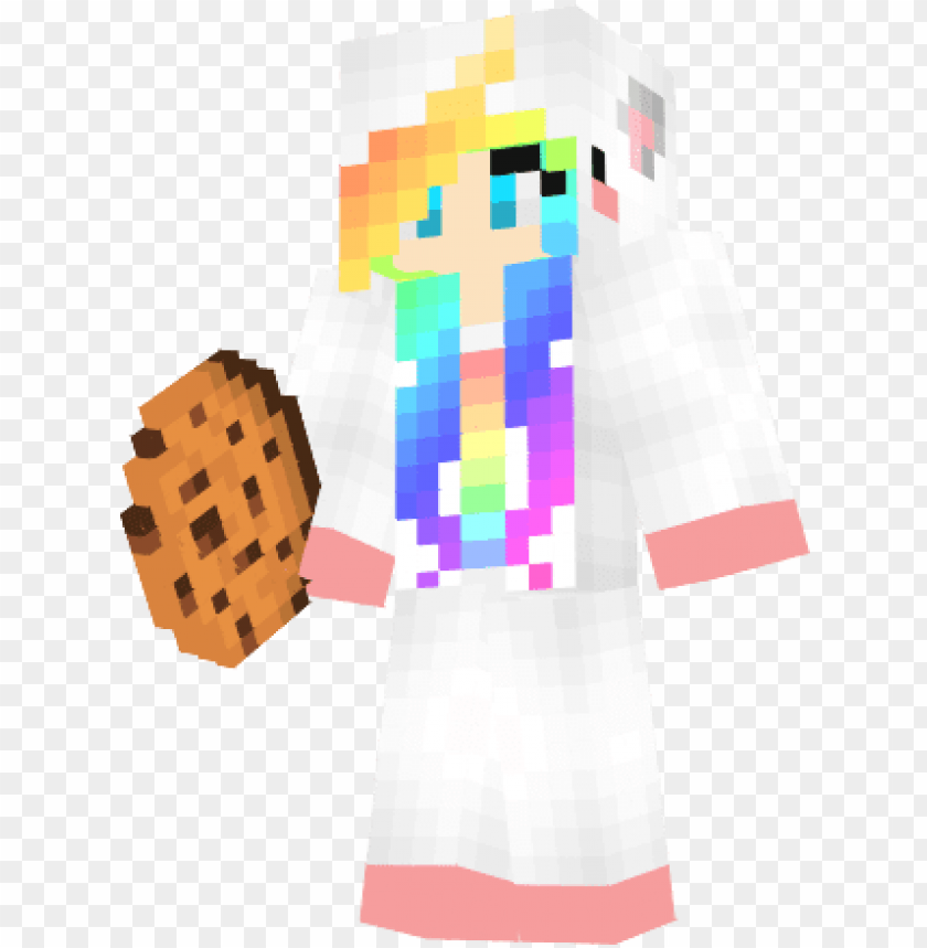 rainbow unrn girl - skins de minecraft de unrnio, unicornio