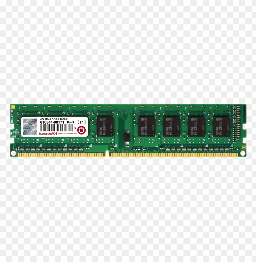 RAM Memory PNG, computer hardware, technology, object