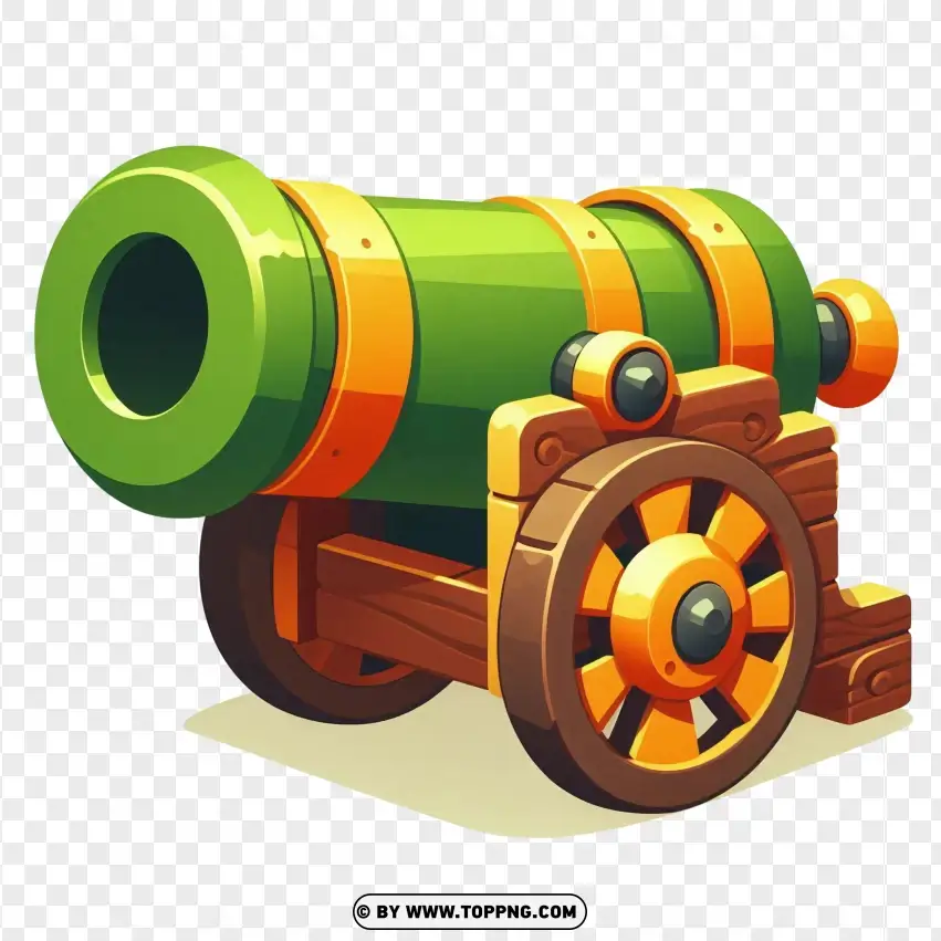 3d Ramadan Cannon Icon PNG Transparent Background