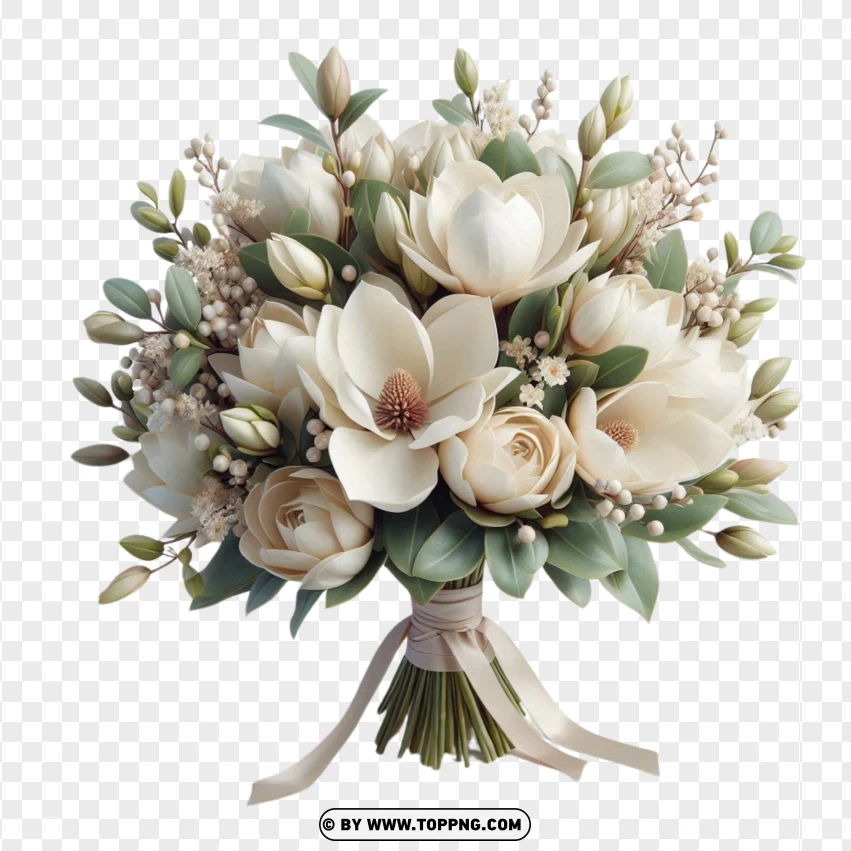 bouquet flowers, bouquet gift, Magnolia,decoration, leaf, realistic, nature