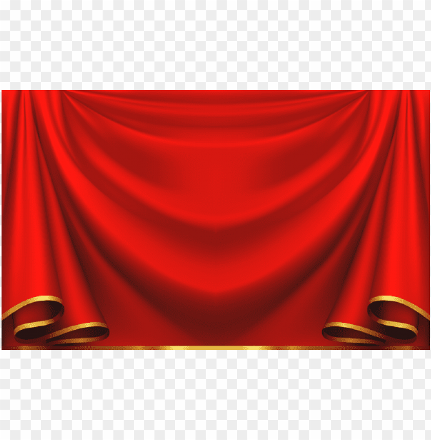 red curtain