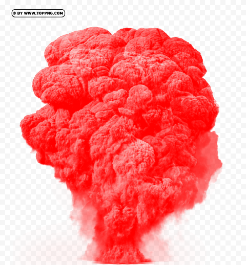 Red Explosion PNG Transparent Background