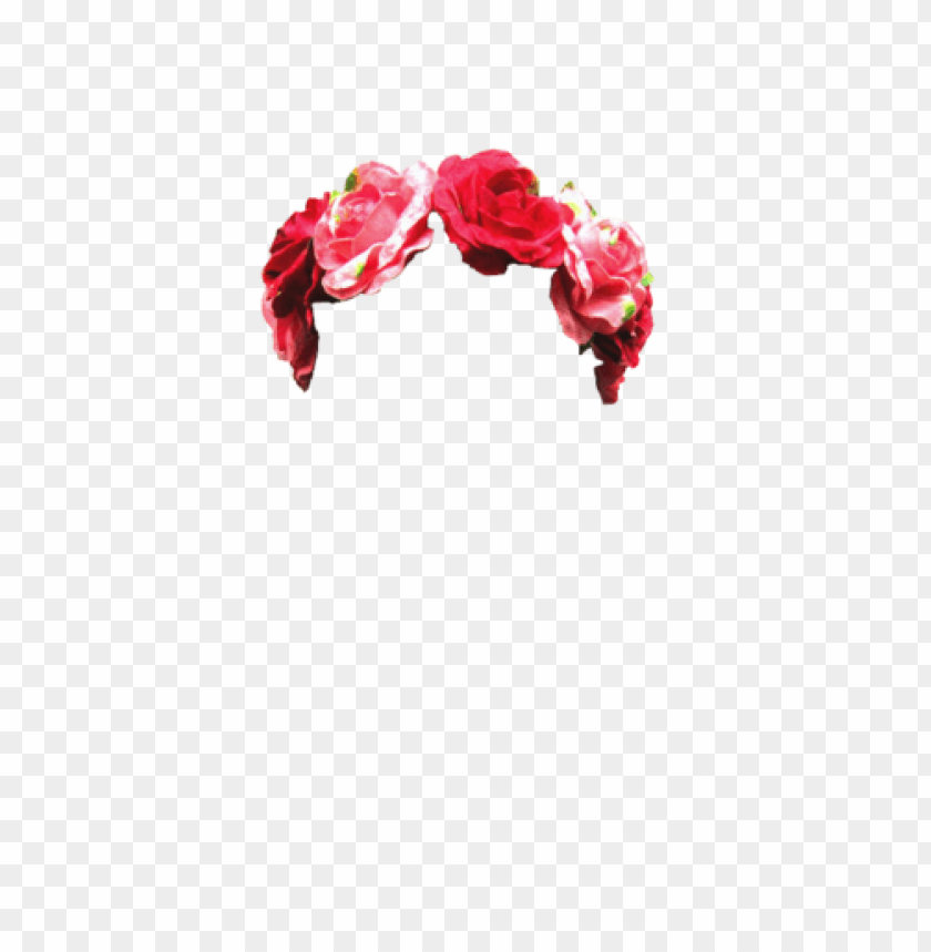 red flower crown transparent, redflower,red,flowercrown,crown,transparent,flower