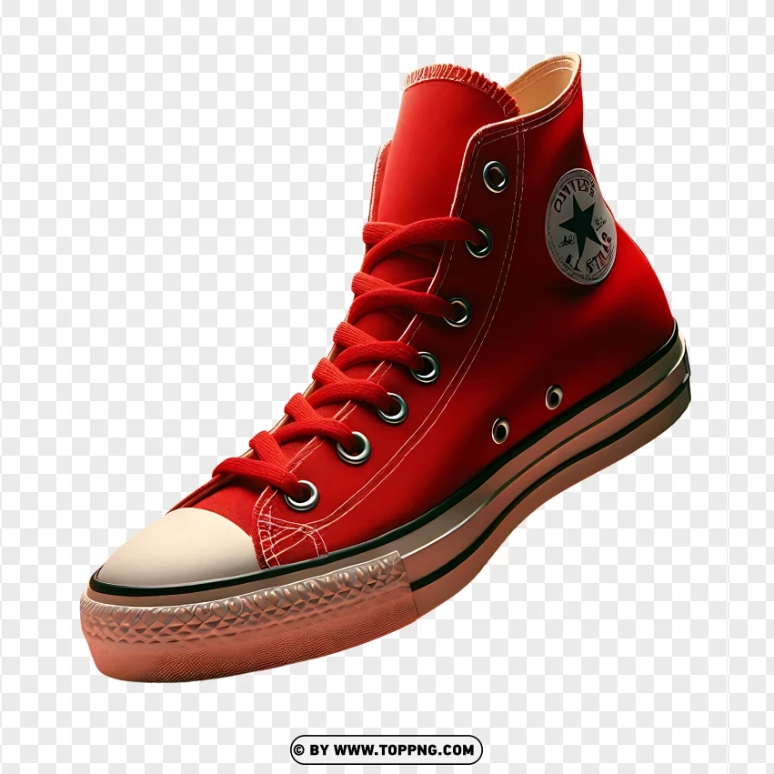 Red Sneaker PNG Transparent Background