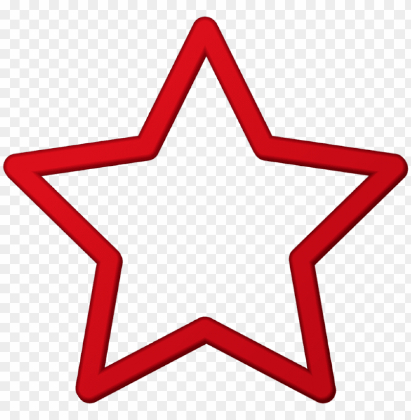 red star border frame png