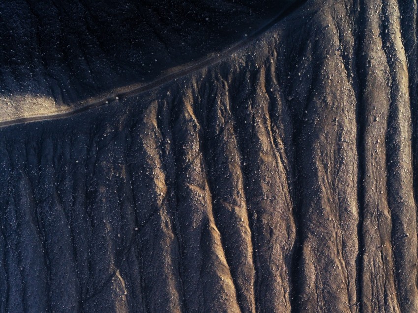 relief, wavy, aerial view, texture