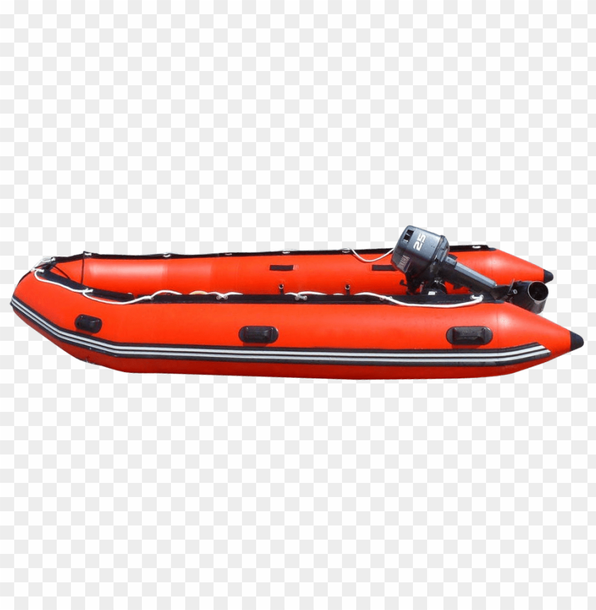 Inflatable Boat, Red Rescue Raft PNG, watercraft, safety