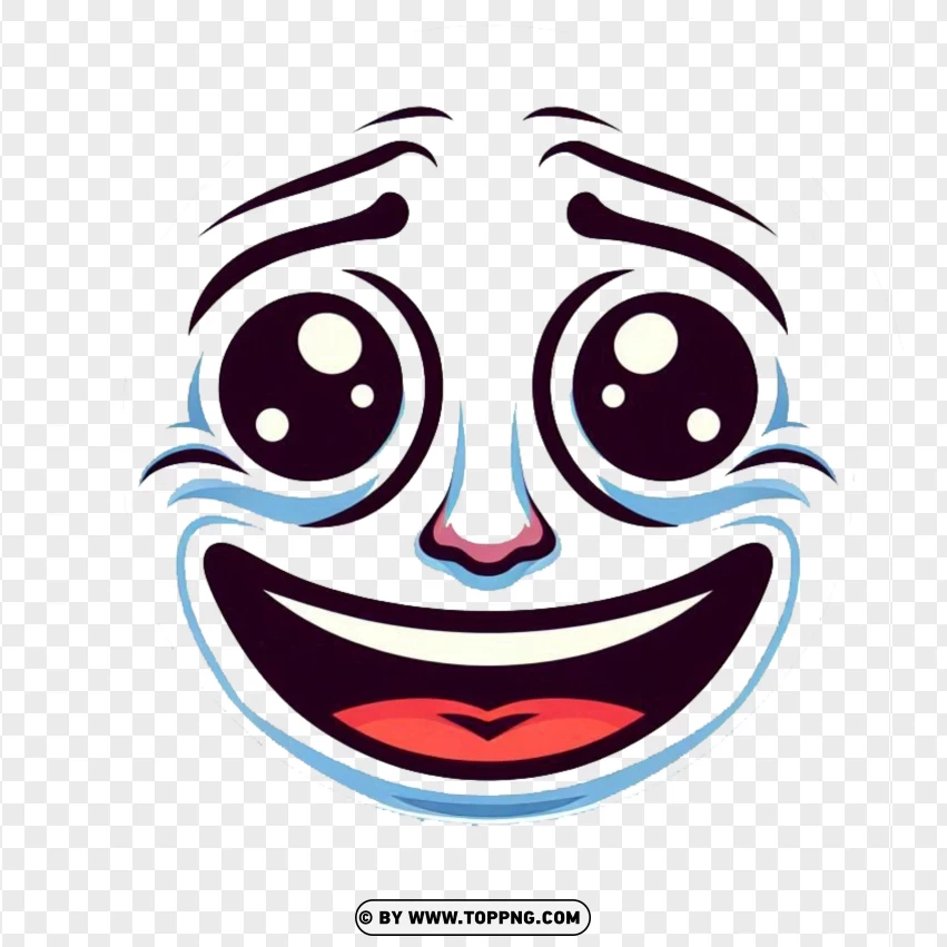 Roblox Avatar Face With Happy Tears Boy PNG Transparent Background