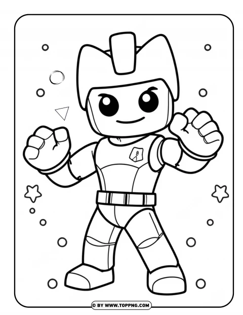 roblox coloring page, roblox character coloring page, roblox cartoon coloring,roblox, cartoon roblox, roblox sticker, printable Roblox Coloring Page