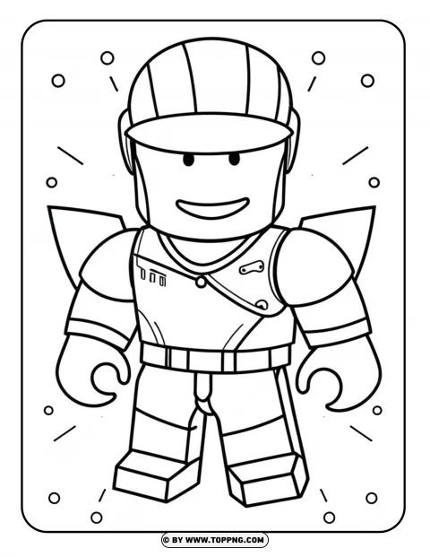 roblox coloring page, roblox character coloring page, roblox cartoon coloring,roblox, cartoon roblox, roblox sticker, printable Roblox Coloring Page