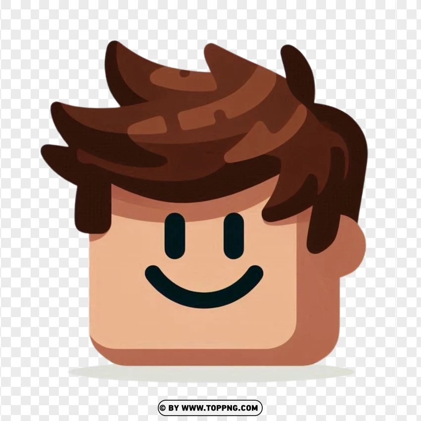 Roblox face png, Sideburns Smile, robolx character,illustration,  isolated,  game,  design