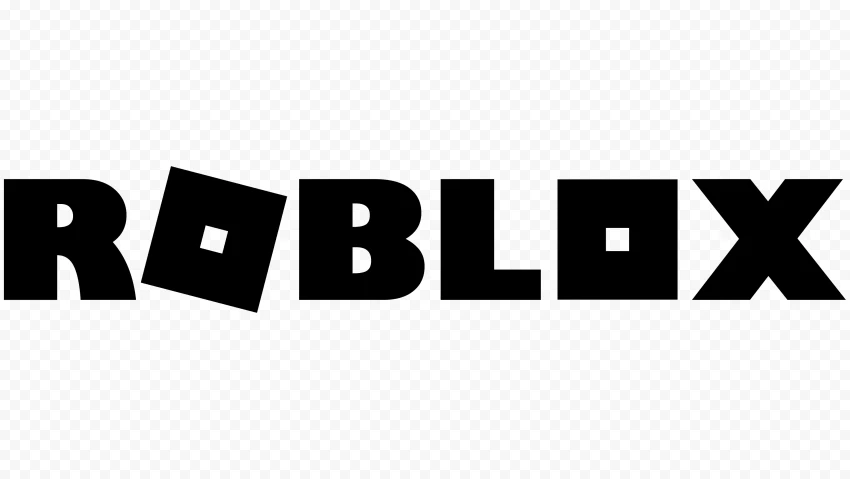 Roblox Logo 2018 In Black Hd PNG Transparent Background