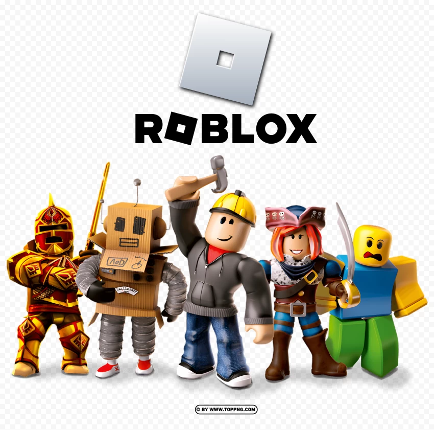 Roblox Transparent Background With Logo Symbol PNG Icon, roblox logo png transparent,roblox logo,roblox logo png,roblox logo png new,roblox face logo png,Blocky Fun