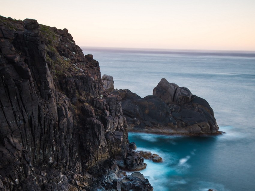 rocks, stones, sea, ocean, shore