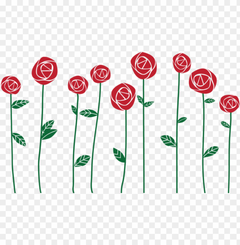 Roses Are Red Poetry Valentines Day Flower Green For Mothers Day PNG Transparent Background