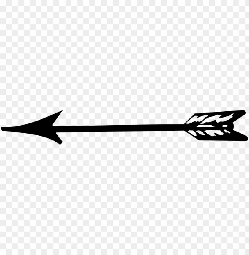 rustic black arrow