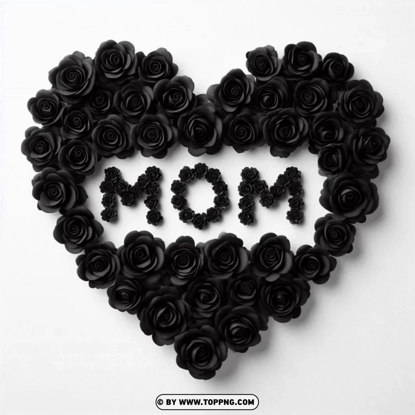 Sad Message, Black Roses, Heart Shape,petal, upset, Sadness, Sorrow