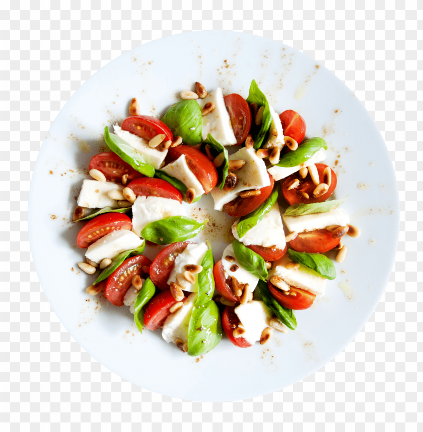 food, salad, mozzarella, tomatoes, basil