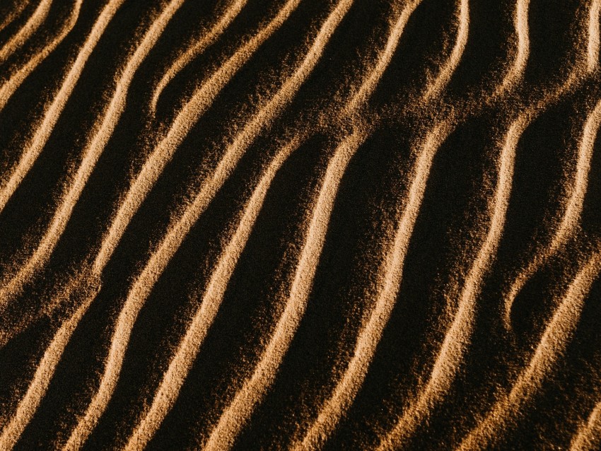 Sand Texture Waves Dark Background