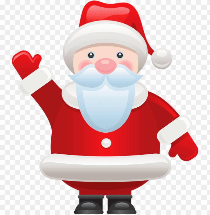 Santa Claus, Christmas character, festive icon, jolly figure, holiday decoration, cartoon Santa, cheerful symbol