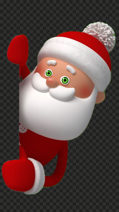 Santa Claus Cartoon PNG Transparent Background