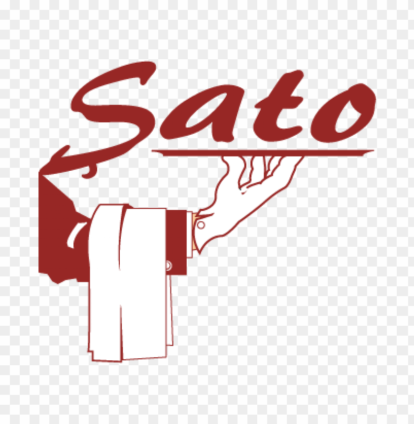 Sato, logo design, hand illustration, restaurant branding, culinary art