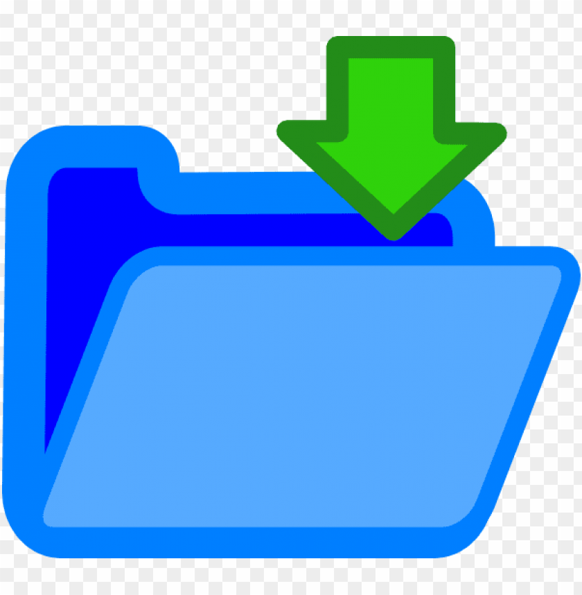 folder icon, download folder, computer graphic, digital storage, file management, data organization, blue folder