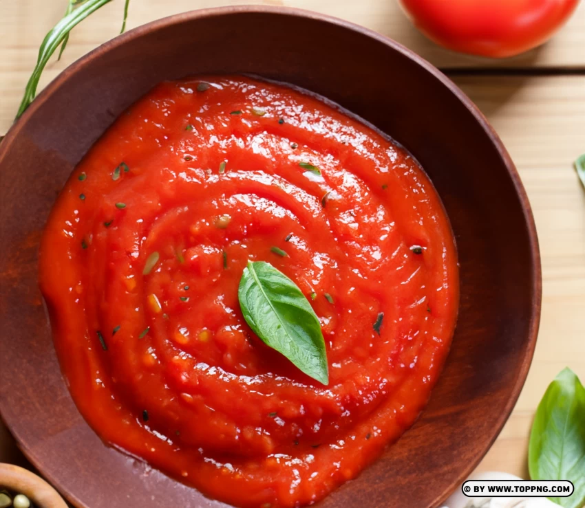 Savory Tomato Sauce On Hd PNG Transparent Background