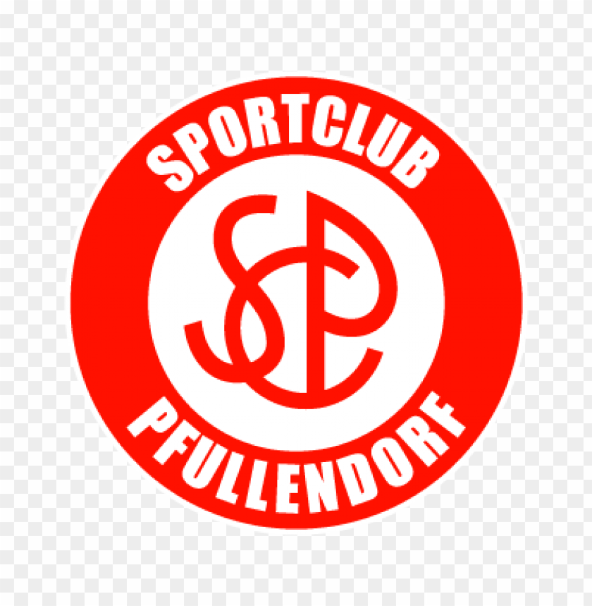 Sportclub Pfullendorf, sports logo, German football club, athletics emblem, red circle design