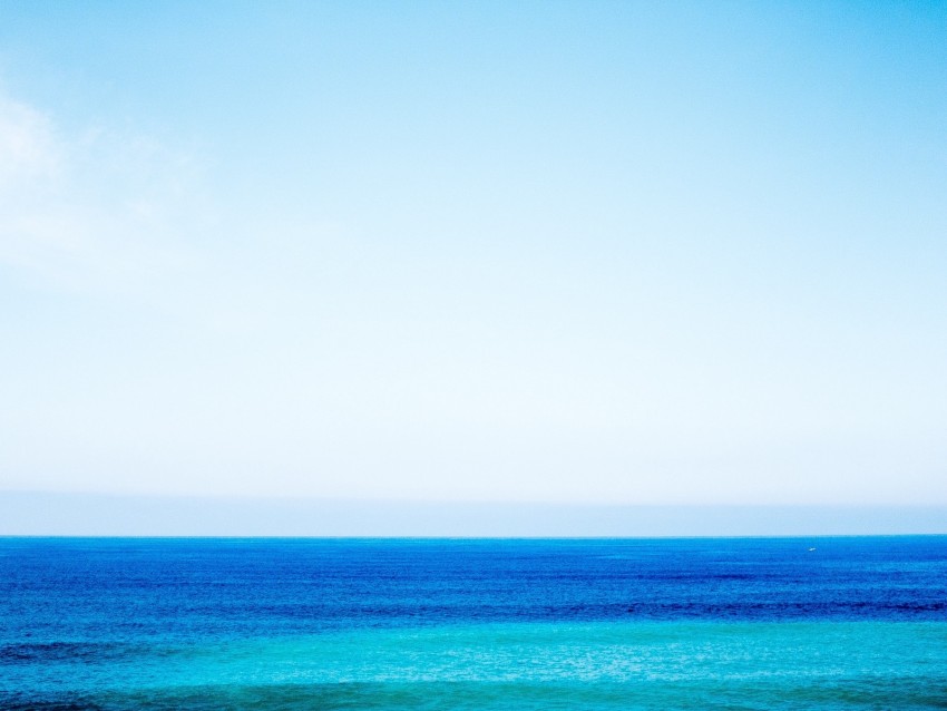 sea, horizon, sky, blue