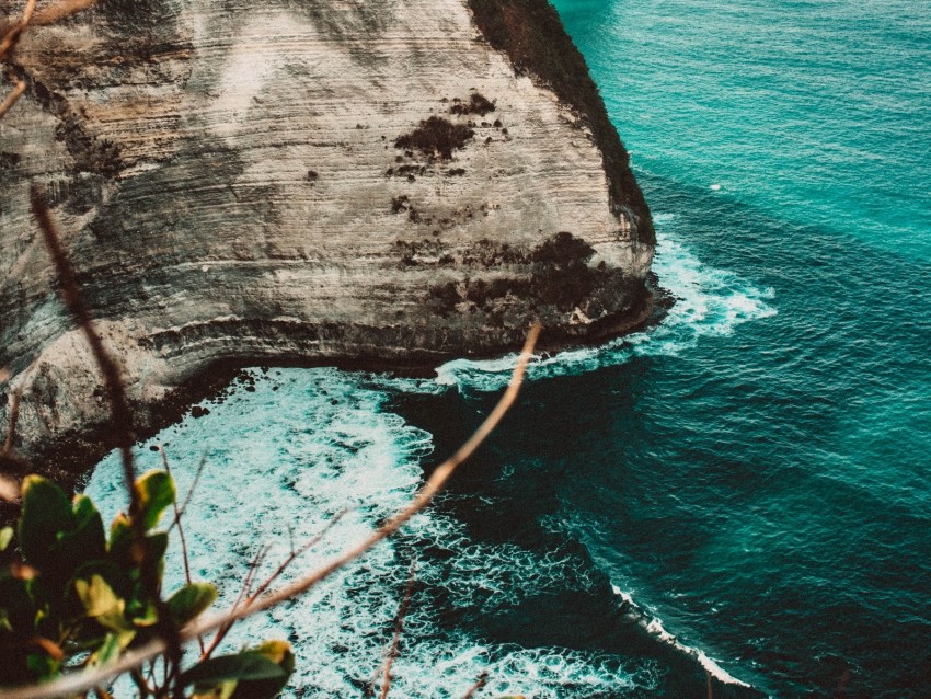 sea, rocks, cliffs, coast, landscape