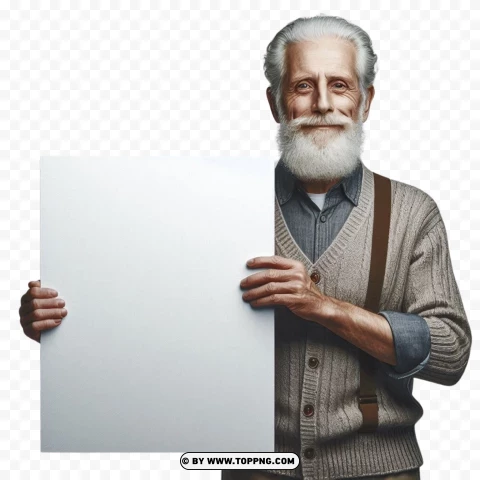 Old Man,   character, advertisement,senior,   elderly,   isolated, board 