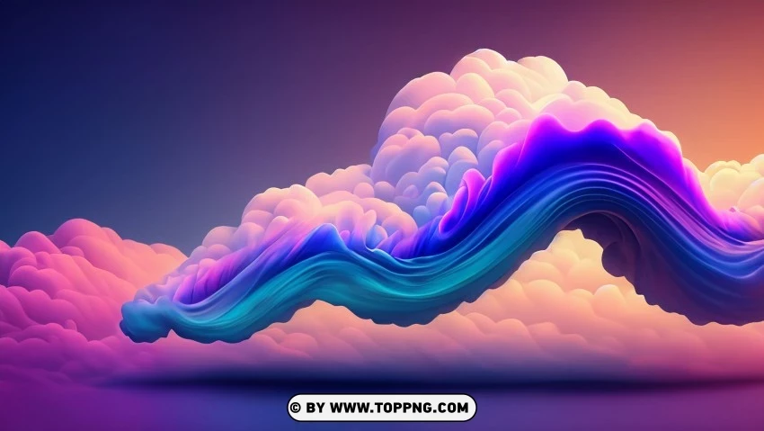 Serene And Ethereal Abstract Clouds In Pastel Colors 4k Wallpaper PNG Transparent Background