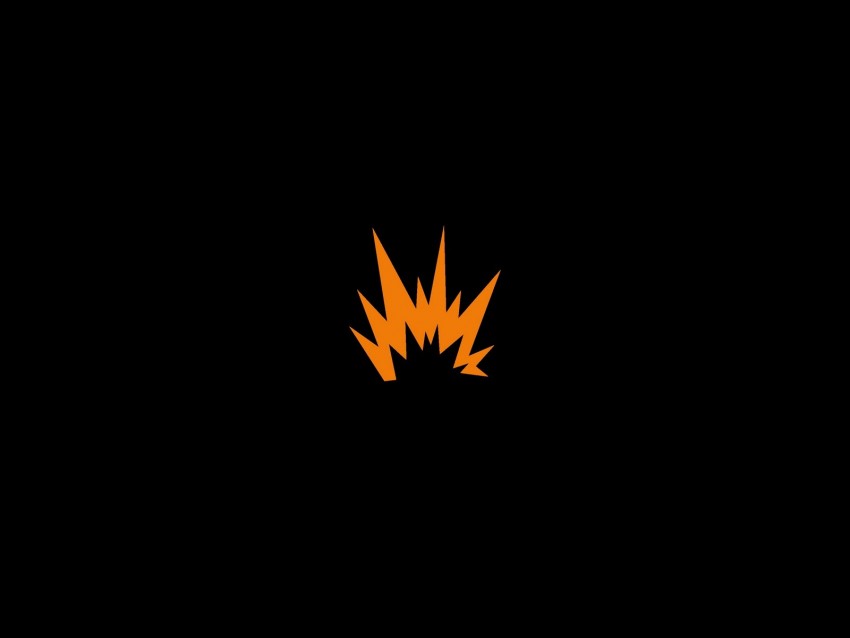 Sign Fire Minimalism Background