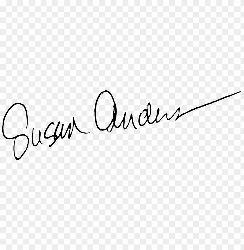 Signature PNG Transparent Background