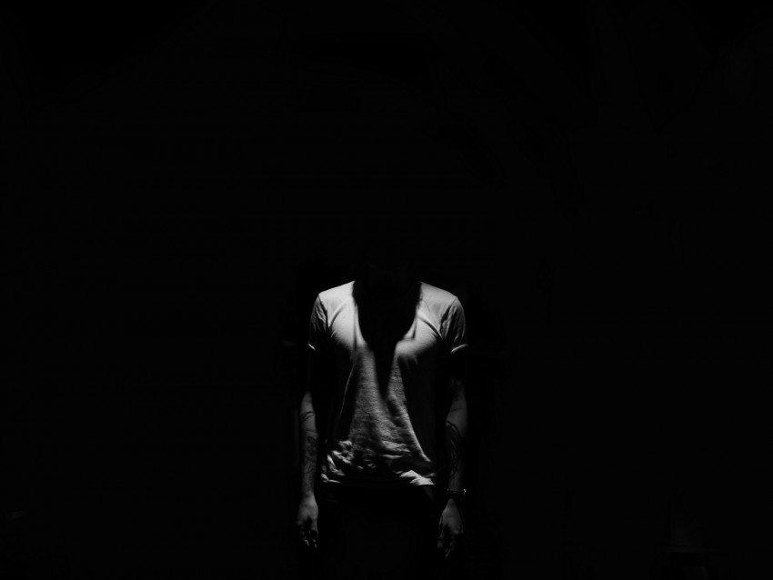 silhouette, dark, darkness, shadow, bw